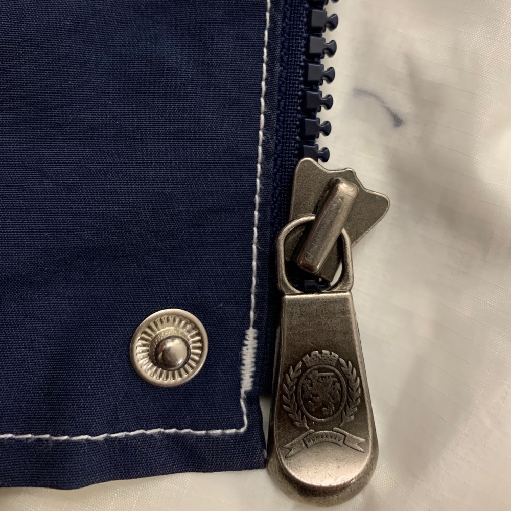 90’s Tommy Hilfiger Jacket + Packable Hood (Sz L) - Picture 7 of 12